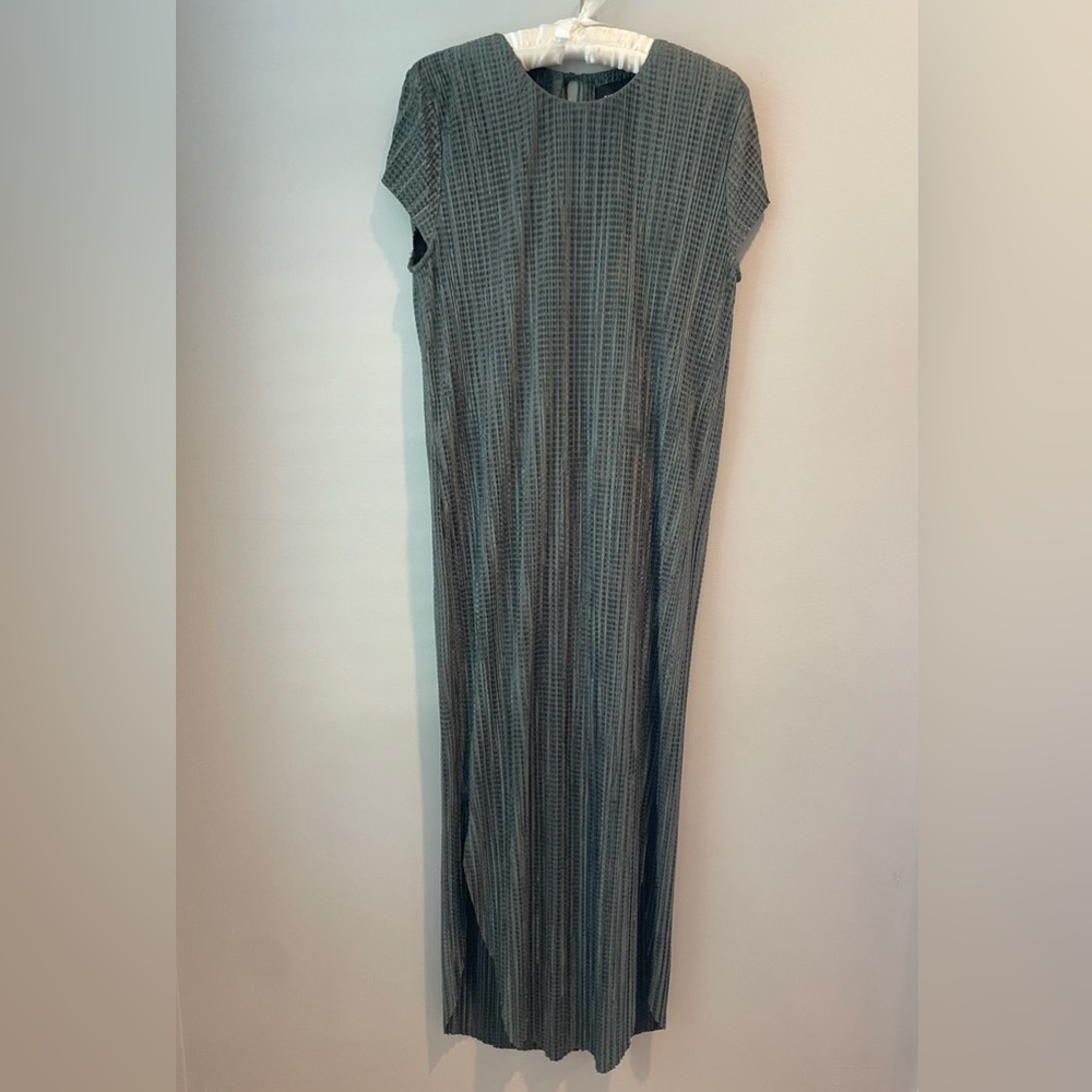 ANTHROPOLOGIE Sabina Musáyev textured renaissance midi dress moss. Size XS. EUC